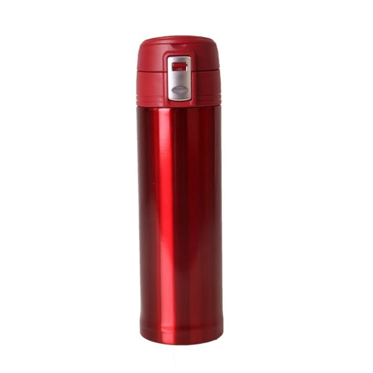 Stainless Steel Vacuum Flask With Button