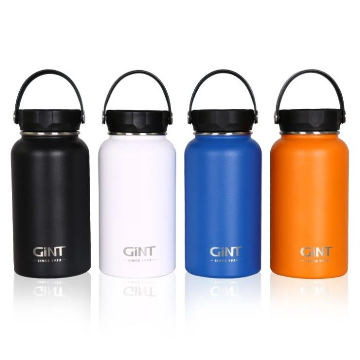 Black Insulated Vacuum Bottle