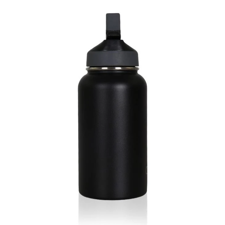 Black Insulated Vacuum Bottle