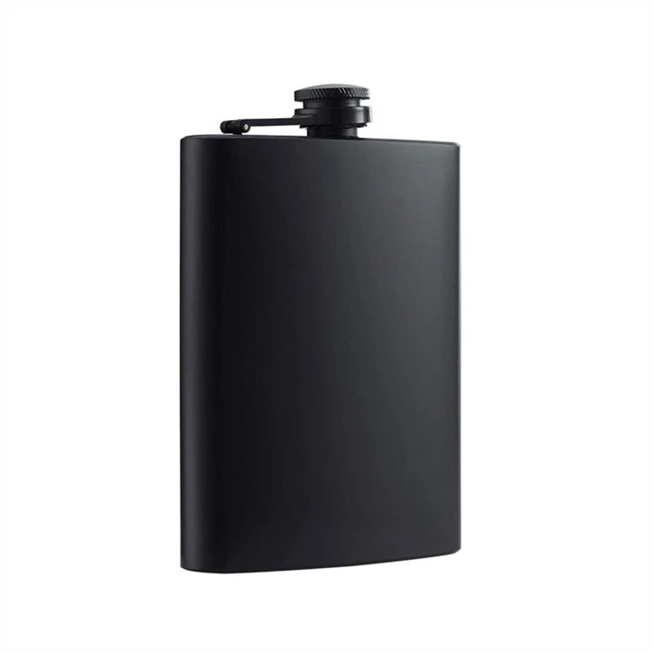 Portable Customized Logo Sublimation Coated Stainless Steel Wine Pot Hip Flask